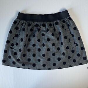 Body by Victoria Secret Wool, fully lined, Polka Dot A-line, Mini Skirt.‎ Size M